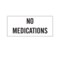 Nevs Printed Chart Tape - No Medications NT-66 - alternate 1
